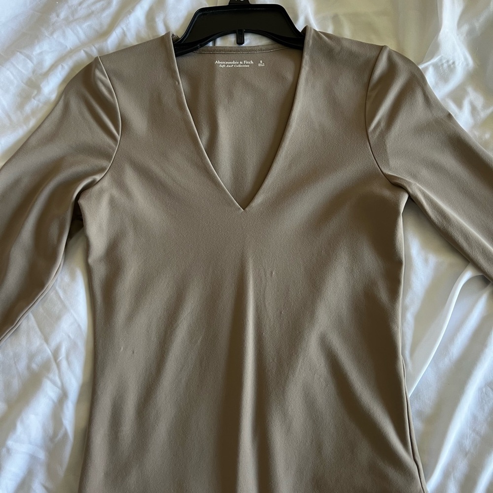 Small tan bodysuit from Abercrombie